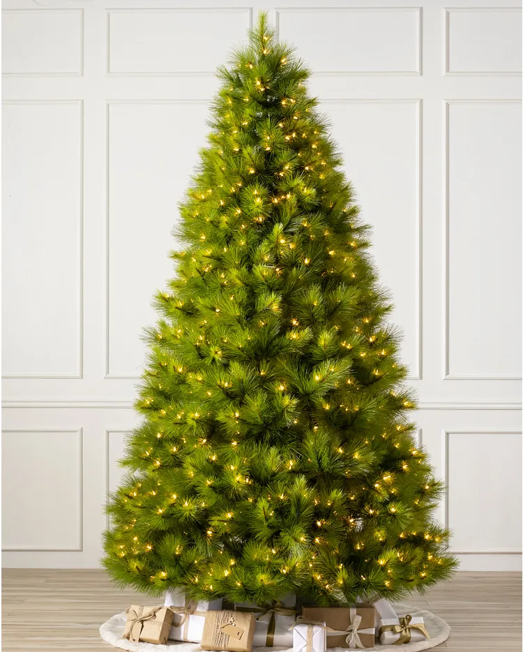 Corner christmas hot sale tree pre lit